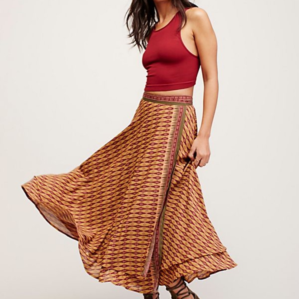 Free People Midi Skirt